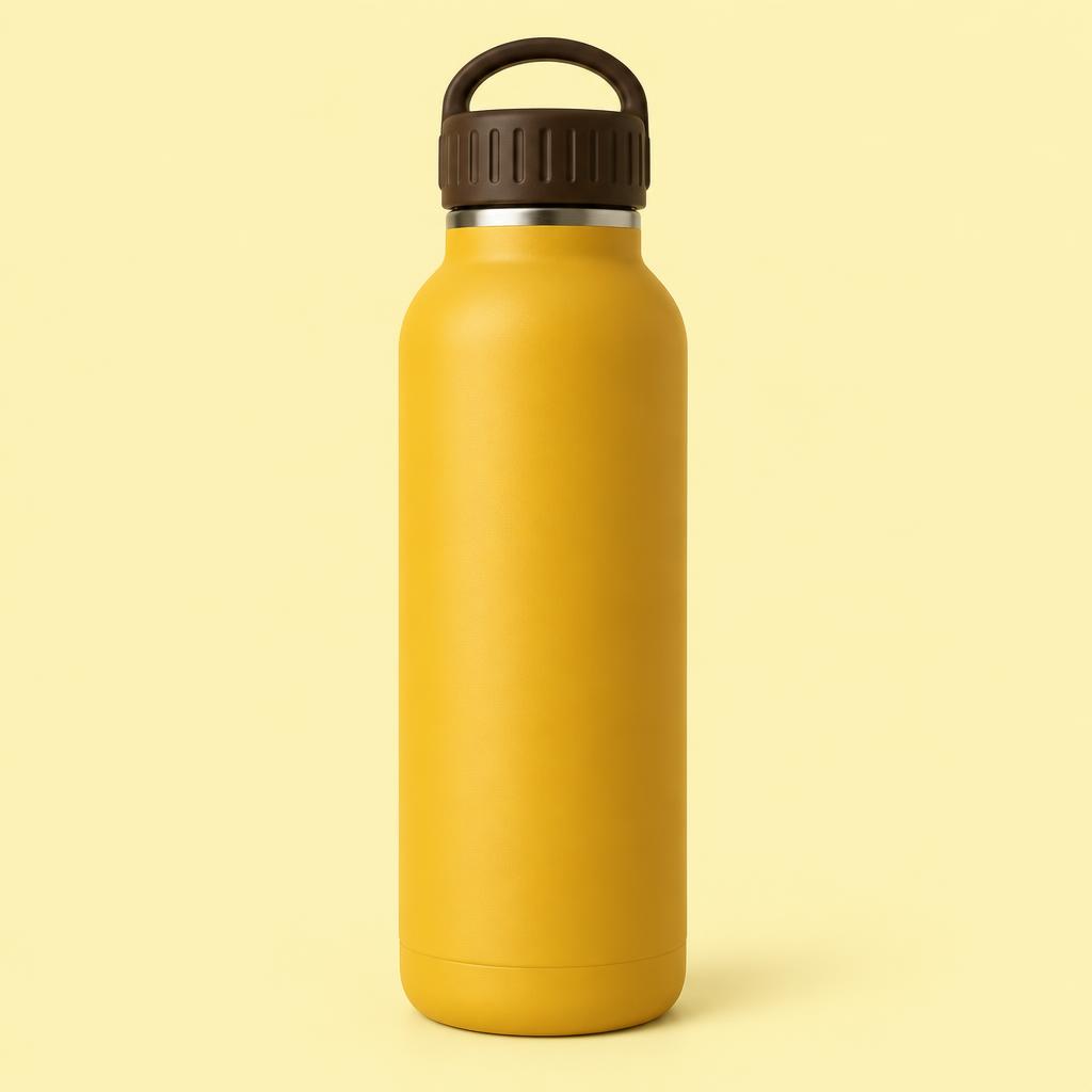 Bottle with Golden lid